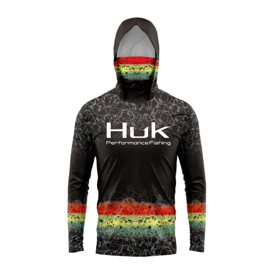 Multi Black UPF 50 Fishing Shirt