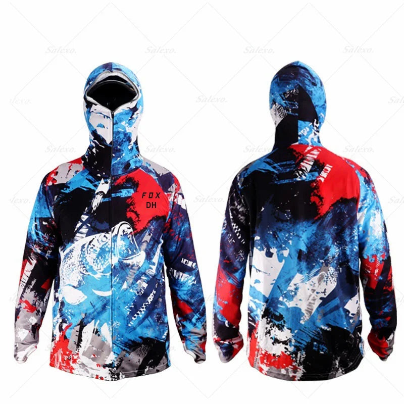 Face Neck Anti-uv Breathable Fishing Hooded Clothes